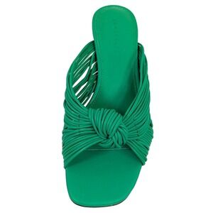 Sanctuary Women's Maven Heeled Knot Sandal Jelly Bean Green 5.5 NEW IN BOX